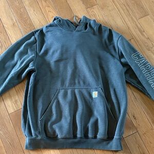 Carhartt Men's Slate Blue Hoodie